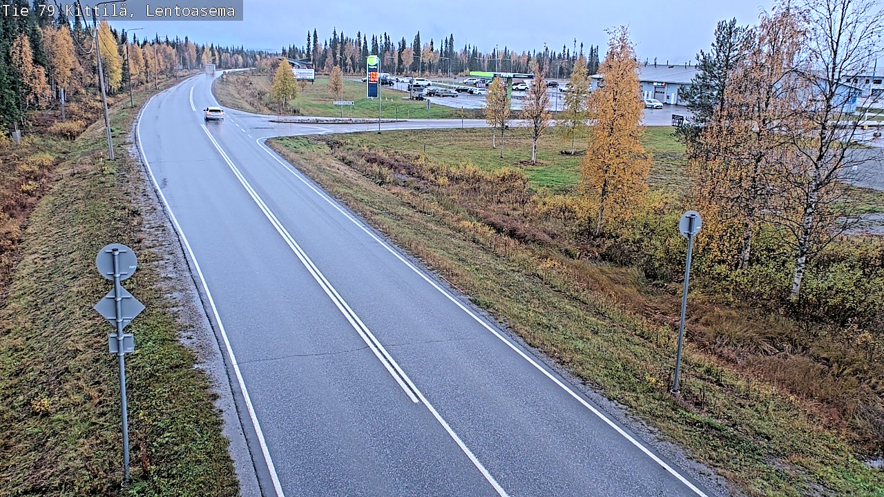 Kelikamerat Kuva Tie 79 Kittilä, Lentoasema, Kittilä, Lappi