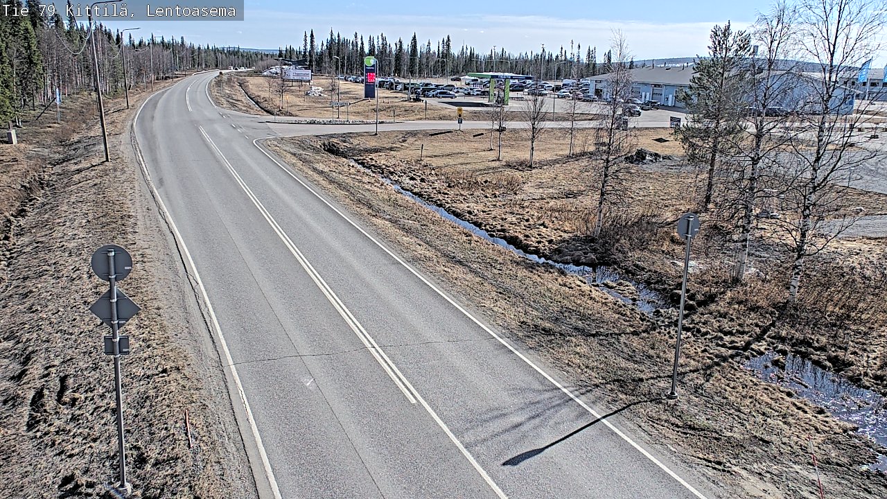 Kelikamerat Kuva Tie 79 Kittilä, Lentoasema, Kittilä, Lappi