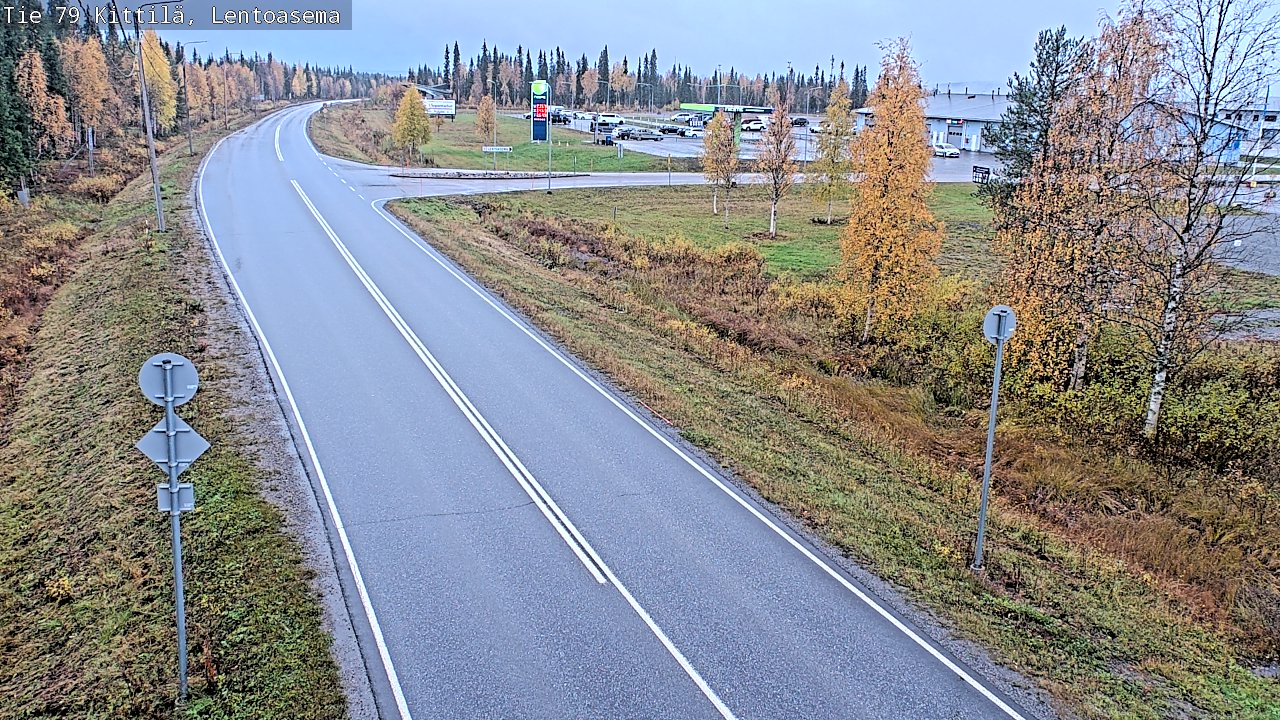 Kelikamerat Kuva Tie 79 Kittilä, Lentoasema, Kittilä, Lappi