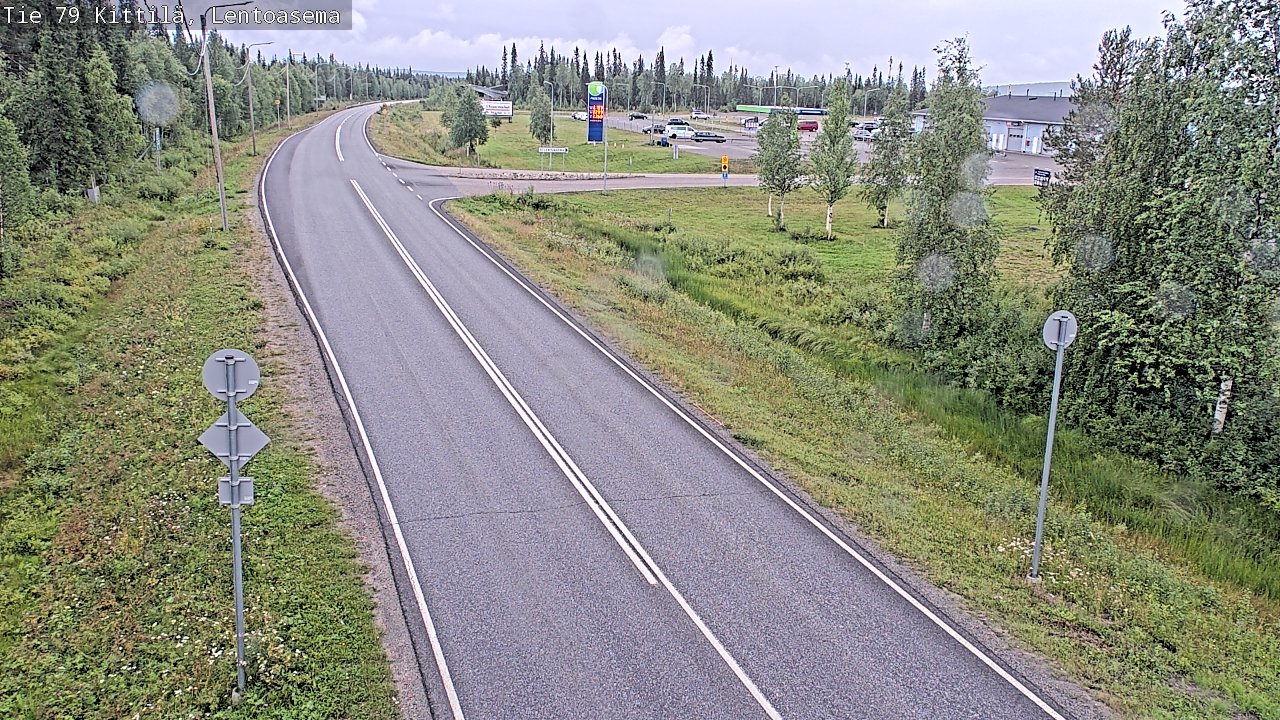 Kelikamerat Kuva Tie 79 Kittilä, Lentoasema, Kittilä, Lappi