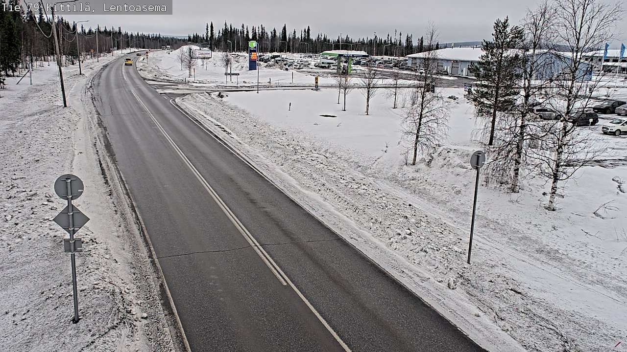 Kelikamerat Kuva Tie 79 Kittilä, Lentoasema, Kittilä, Lappi