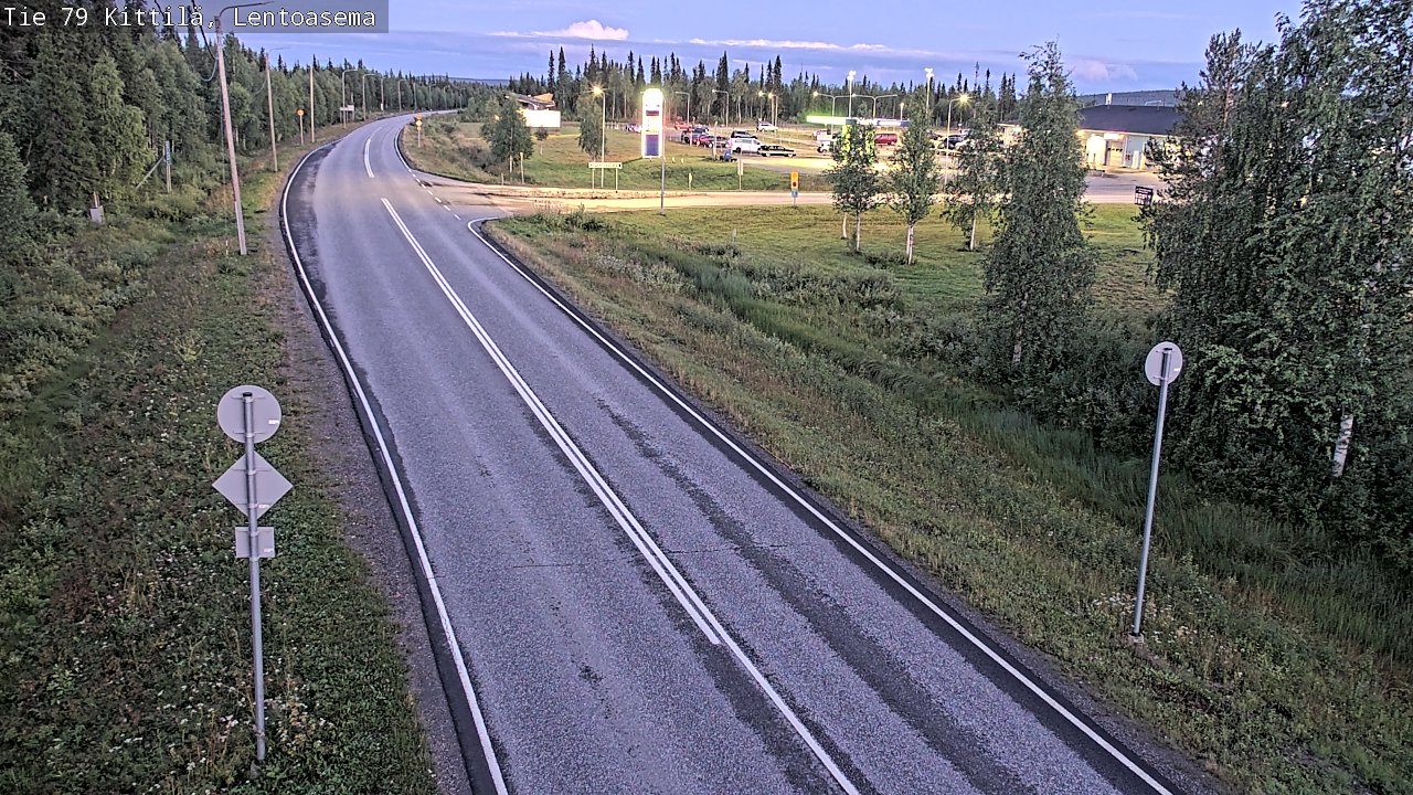Kelikamerat Kuva Tie 79 Kittilä, Lentoasema, Kittilä, Lappi