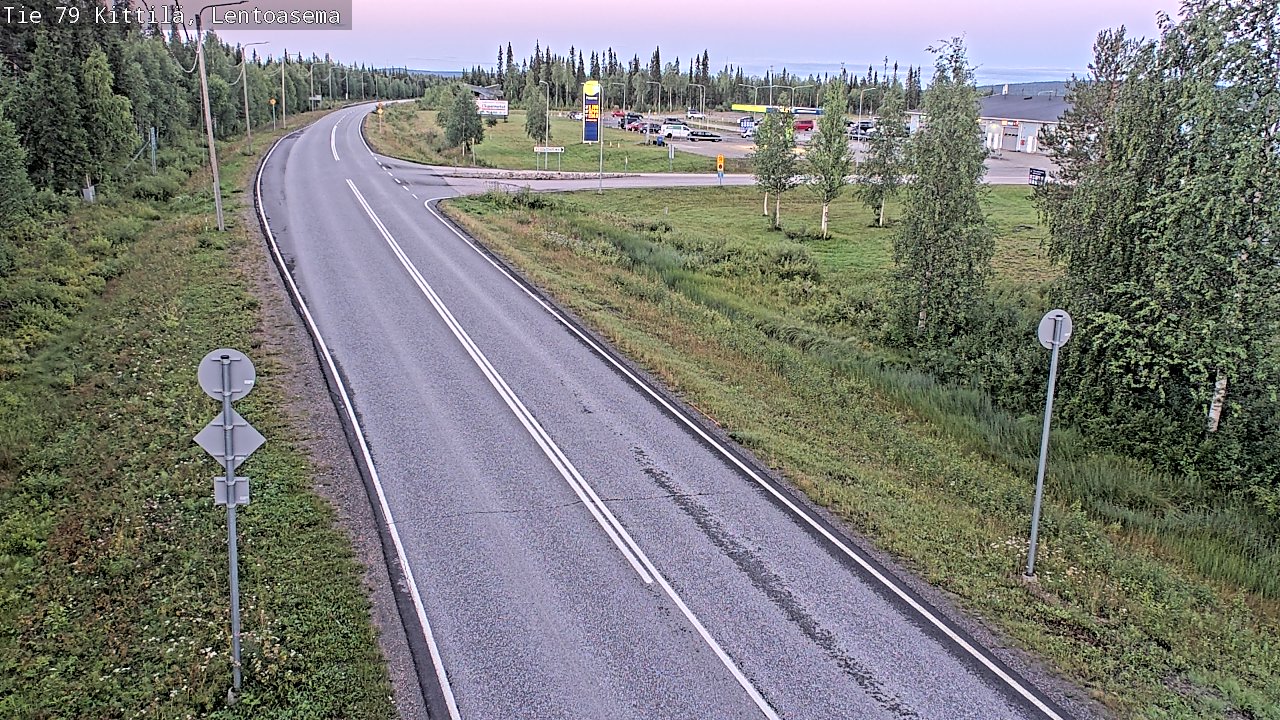 Kelikamerat Kuva Tie 79 Kittilä, Lentoasema, Kittilä, Lappi