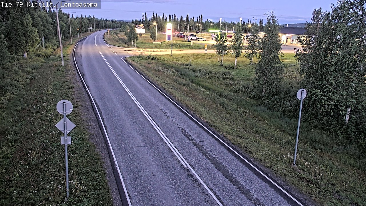Kelikamerat Kuva Tie 79 Kittilä, Lentoasema, Kittilä, Lappi