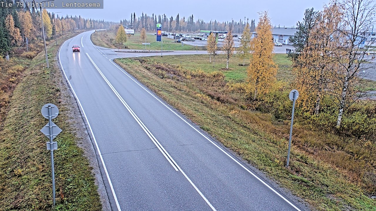Kelikamerat Kuva Tie 79 Kittilä, Lentoasema, Kittilä, Lappi