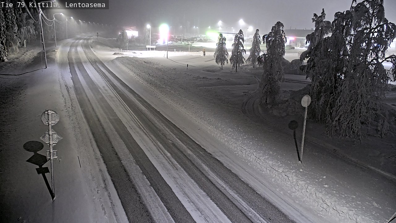 Kelikamerat Kuva Tie 79 Kittilä, Lentoasema, Kittilä, Lappi