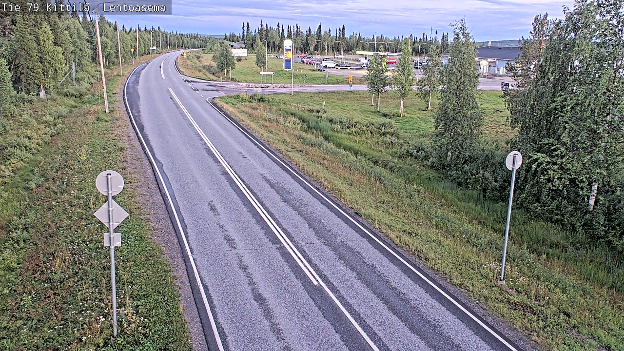 Kelikamerat Kuva Tie 79 Kittilä, Lentoasema, Kittilä, Lappi