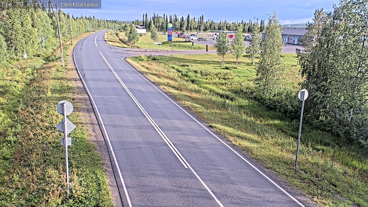 Kelikamerat Kuva Tie 79 Kittilä, Lentoasema, Kittilä, Lappi