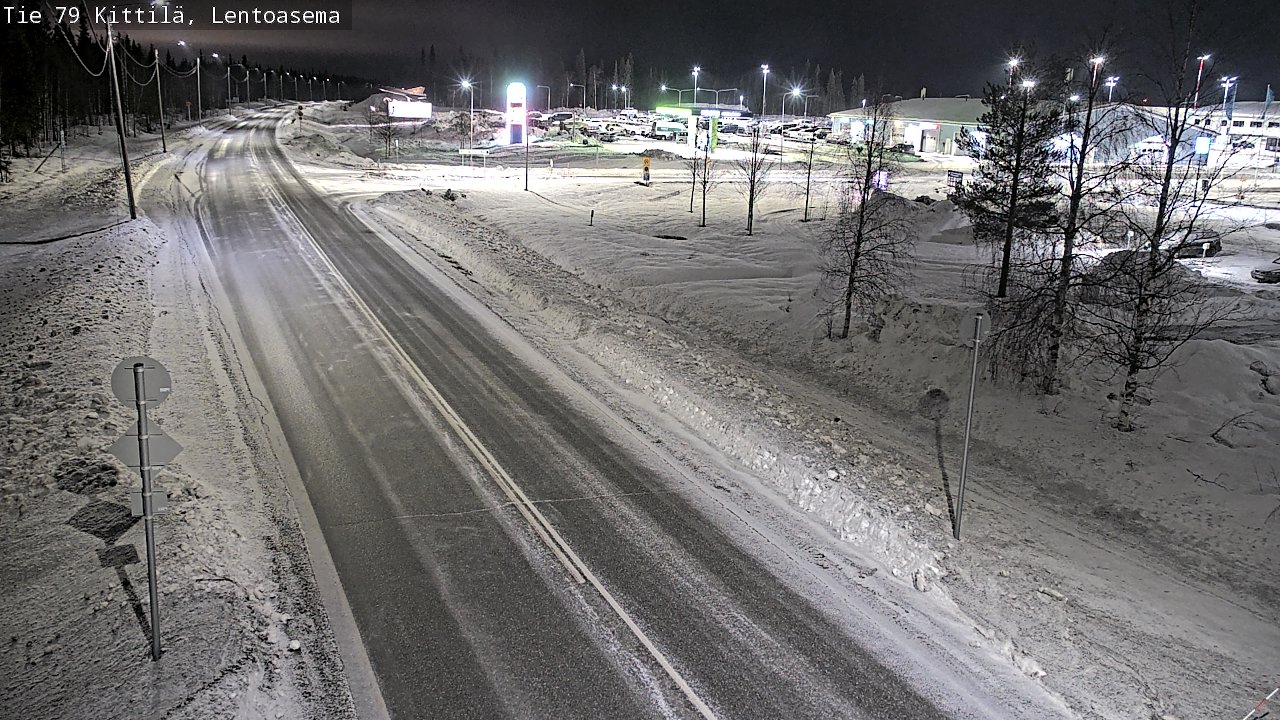 Kelikamerat Kuva Tie 79 Kittilä, Lentoasema, Kittilä, Lappi