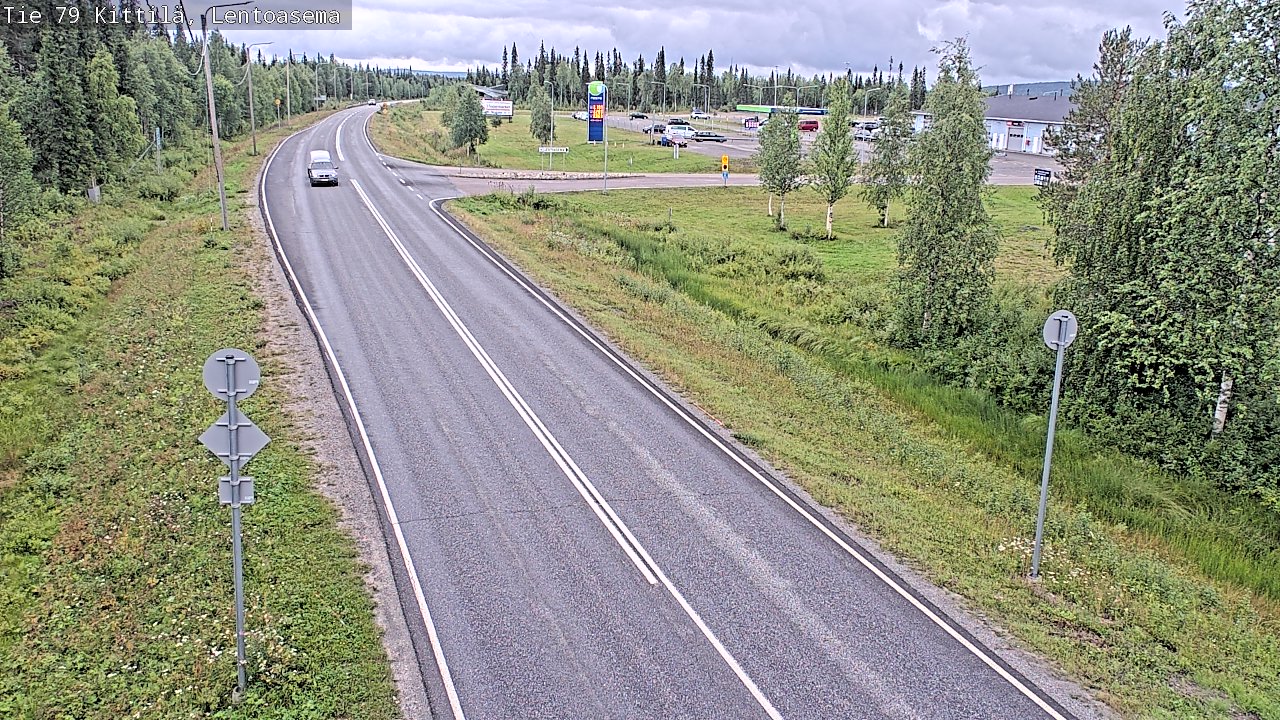 Kelikamerat Kuva Tie 79 Kittilä, Lentoasema, Kittilä, Lappi