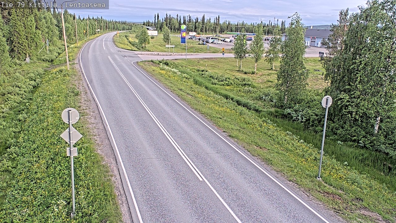 Kelikamerat Kuva Tie 79 Kittilä, Lentoasema, Kittilä, Lappi