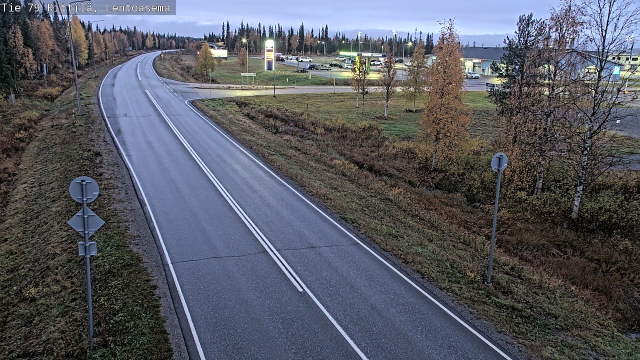 Kelikamerat Kuva Tie 79 Kittilä, Lentoasema, Kittilä, Lappi