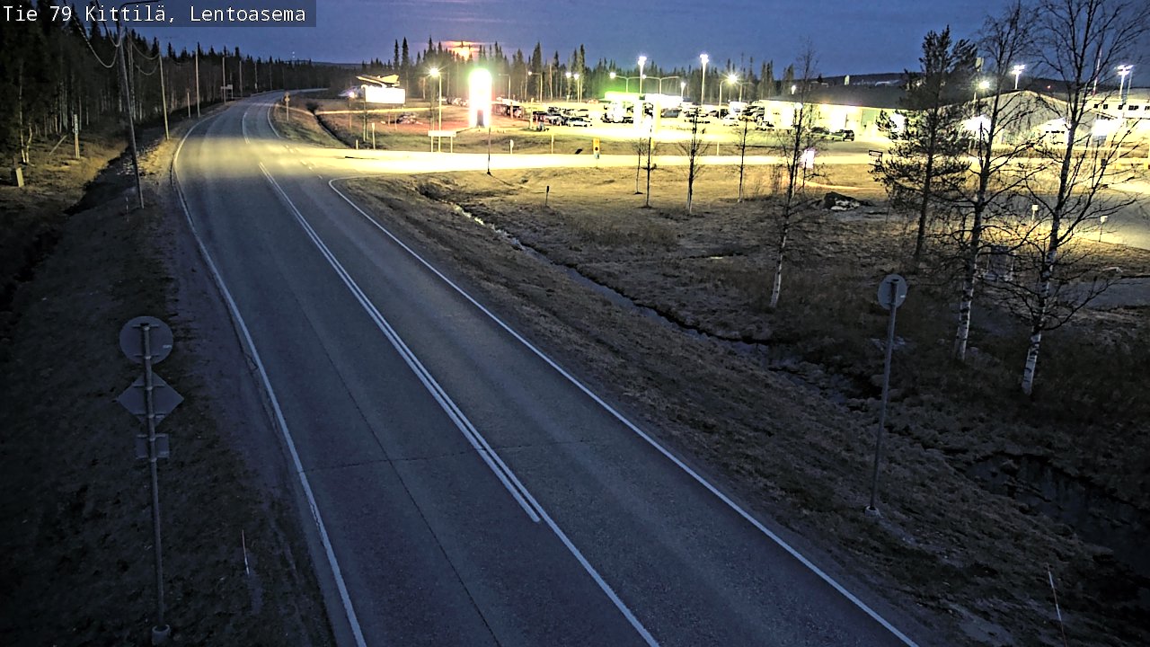 Kelikamerat Kuva Tie 79 Kittilä, Lentoasema, Kittilä, Lappi