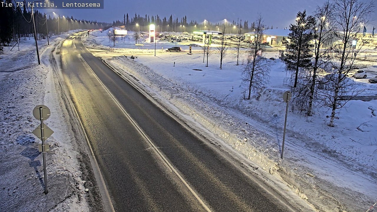 Kelikamerat Kuva Tie 79 Kittilä, Lentoasema, Kittilä, Lappi