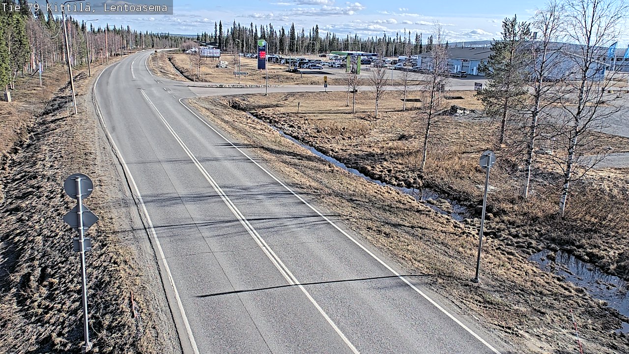 Kelikamerat Kuva Tie 79 Kittilä, Lentoasema, Kittilä, Lappi
