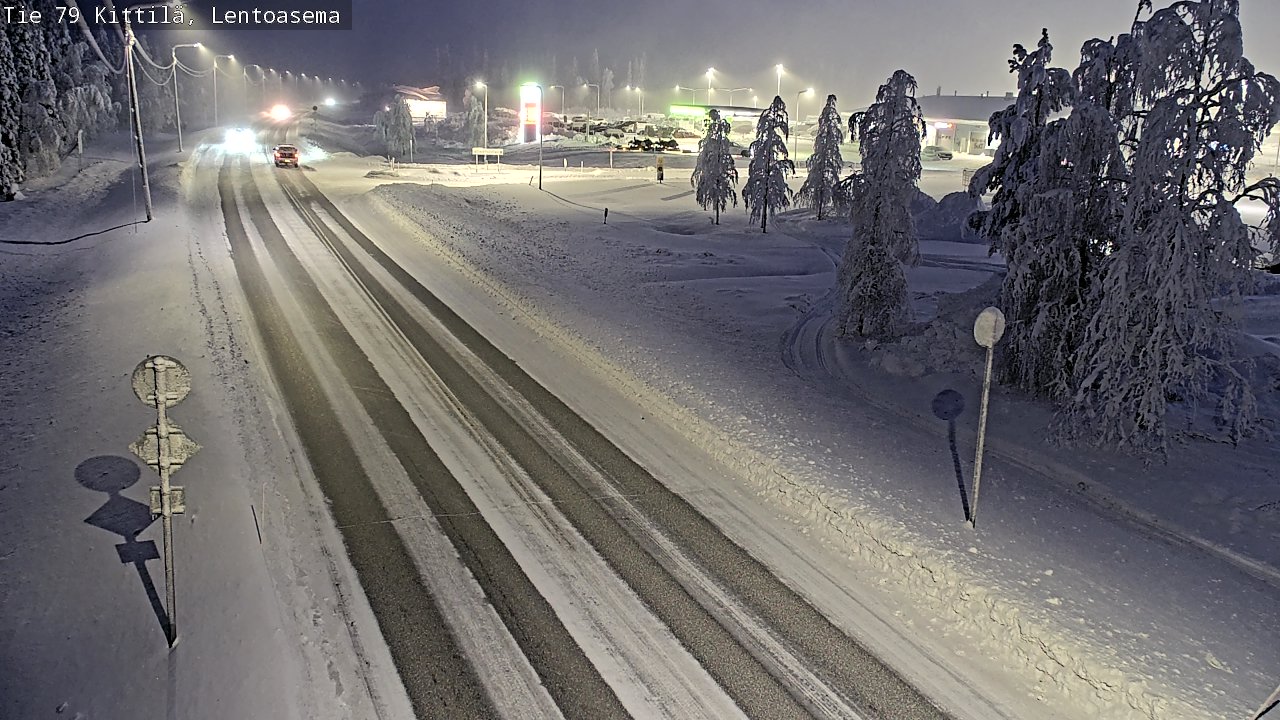 Kelikamerat Kuva Tie 79 Kittilä, Lentoasema, Kittilä, Lappi