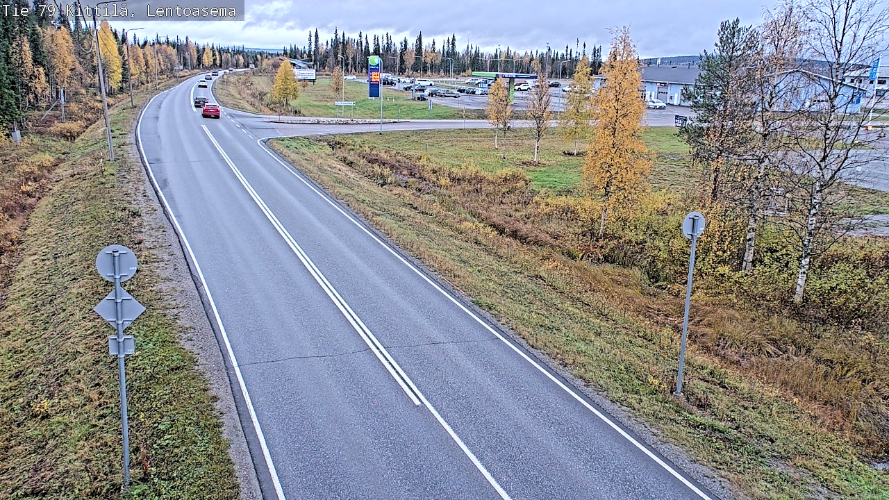 Weather Camera Image Road 79 Kittilä, Lentoasema, Kittilä, Lappi