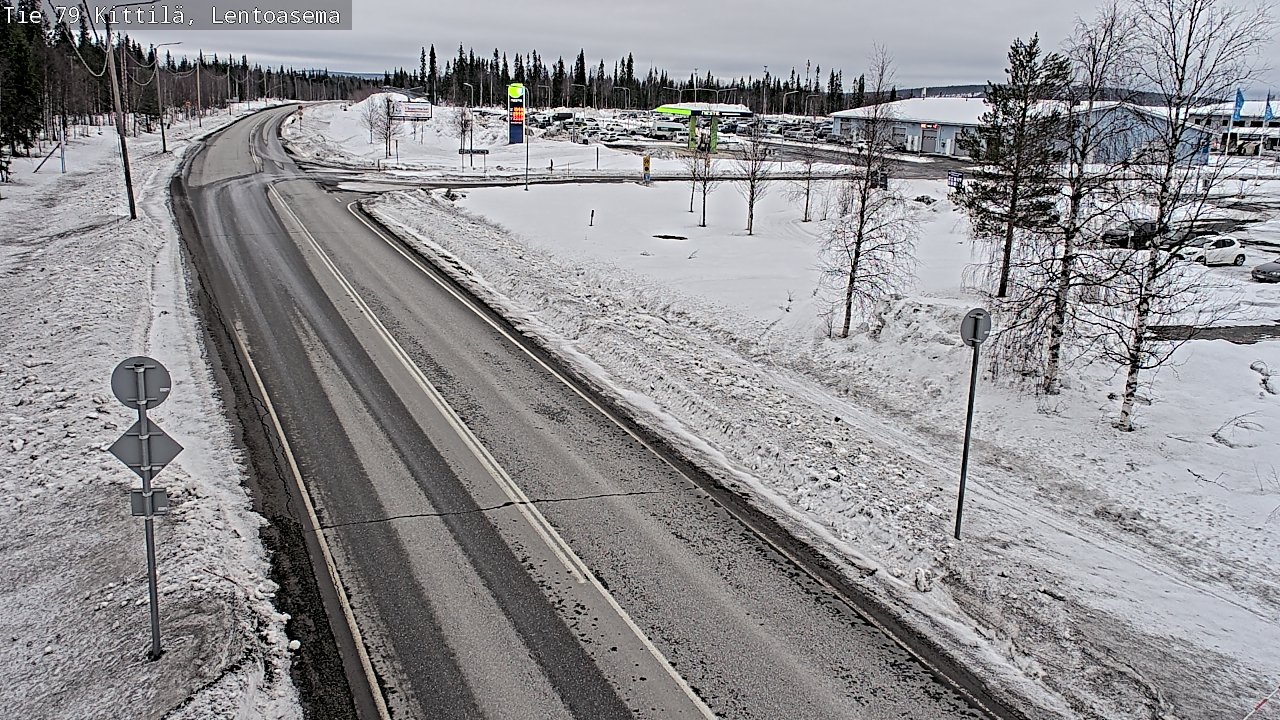 Kelikamerat Kuva Tie 79 Kittilä, Lentoasema, Kittilä, Lappi