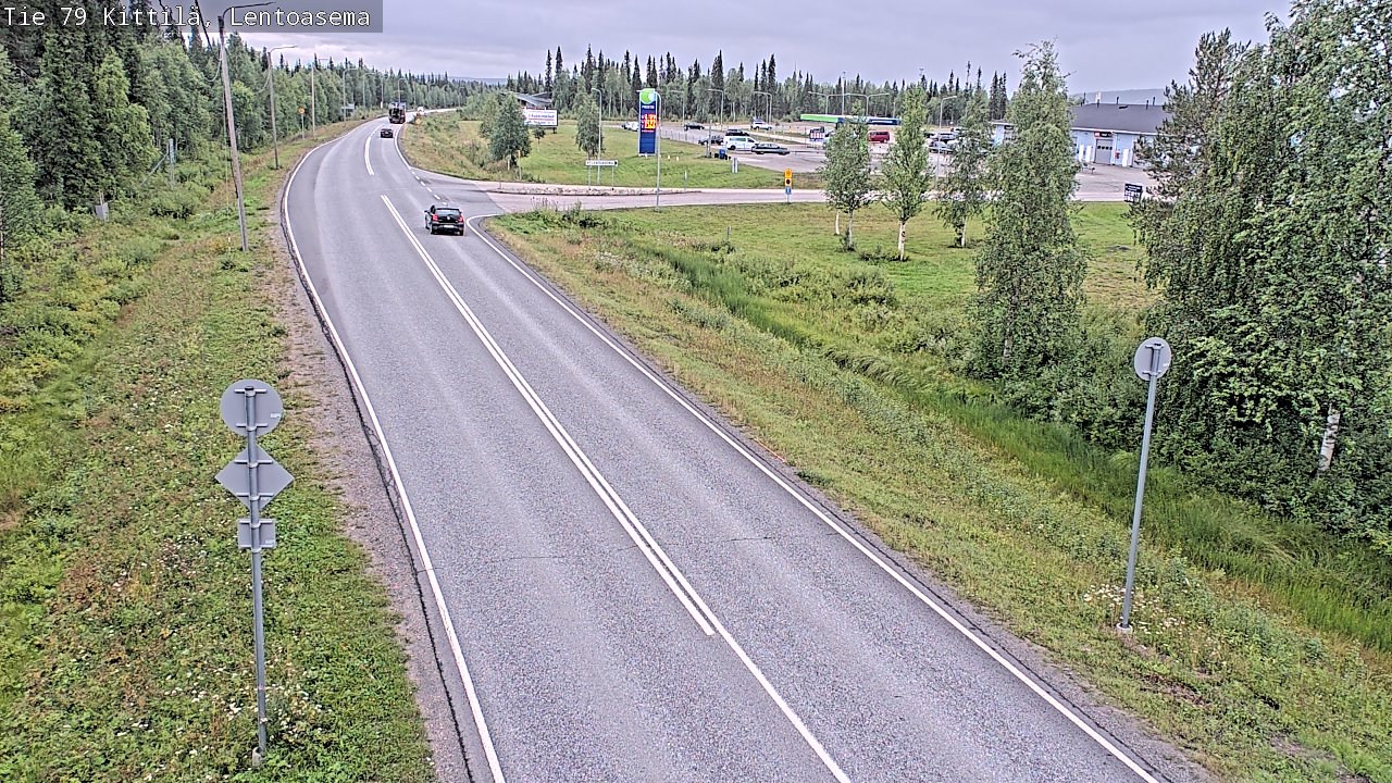 Kelikamerat Kuva Tie 79 Kittilä, Lentoasema, Kittilä, Lappi