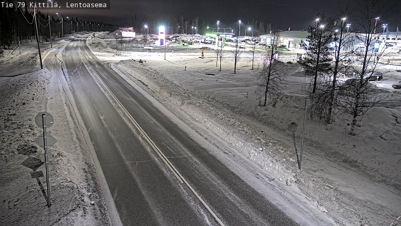 Kelikamerat Kuva Tie 79 Kittilä, Lentoasema, Kittilä, Lappi