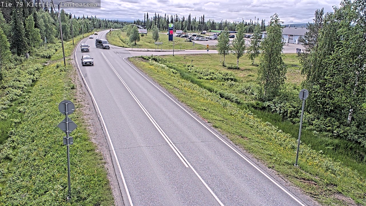 Kelikamerat Kuva Tie 79 Kittilä, Lentoasema, Kittilä, Lappi