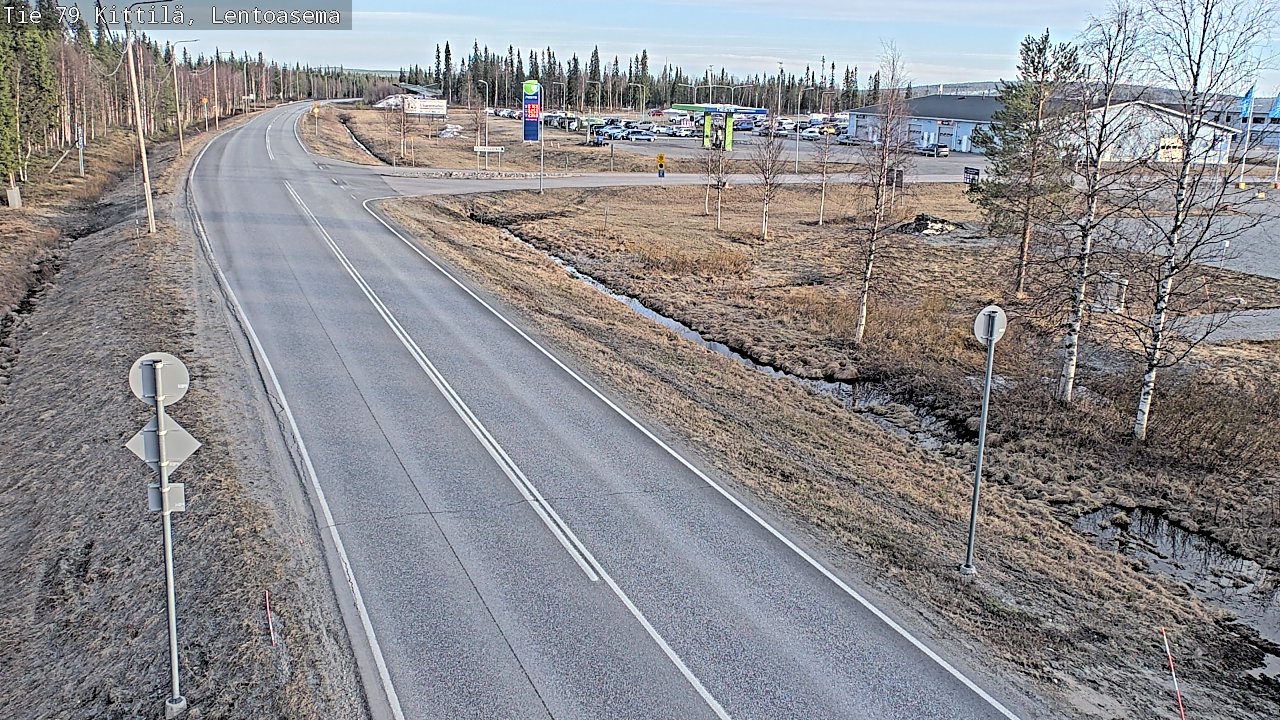 Kelikamerat Kuva Tie 79 Kittilä, Lentoasema, Kittilä, Lappi