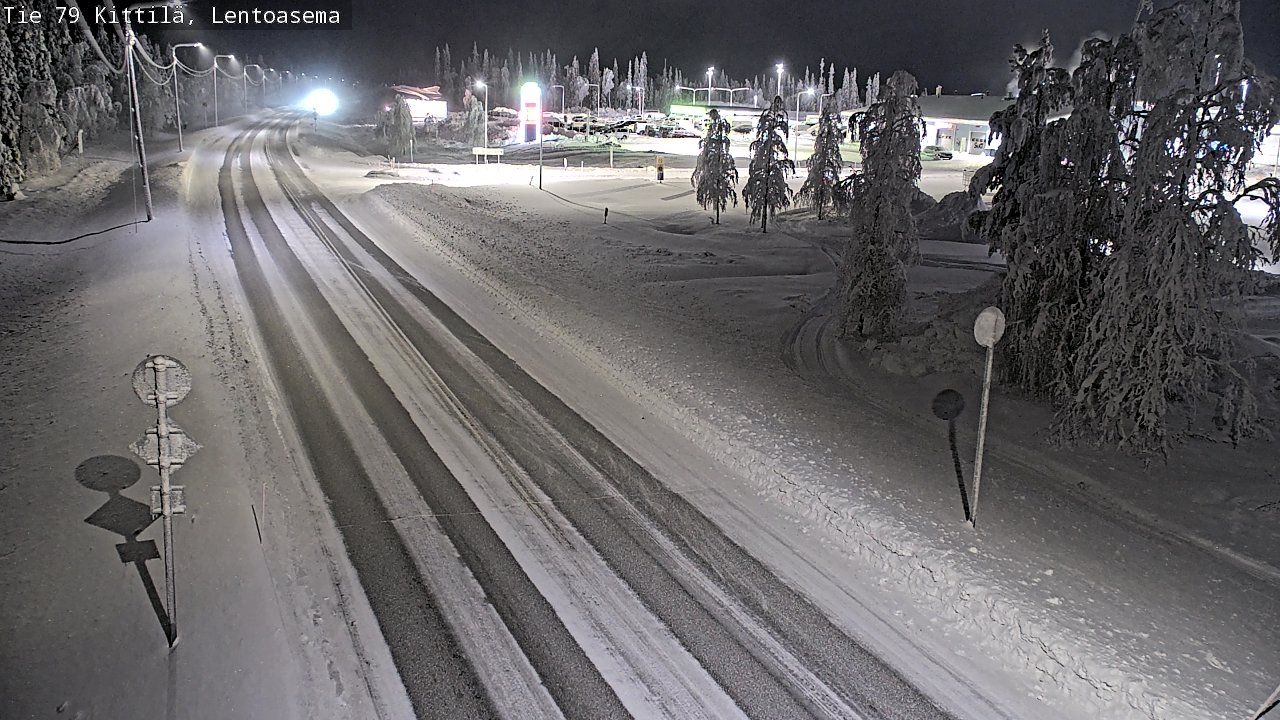 Kelikamerat Kuva Tie 79 Kittilä, Lentoasema, Kittilä, Lappi