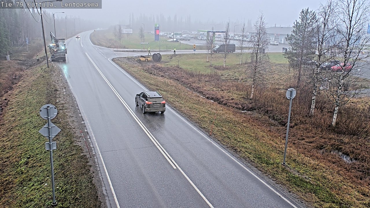 Kelikamerat Kuva Tie 79 Kittilä, Lentoasema, Kittilä, Lappi