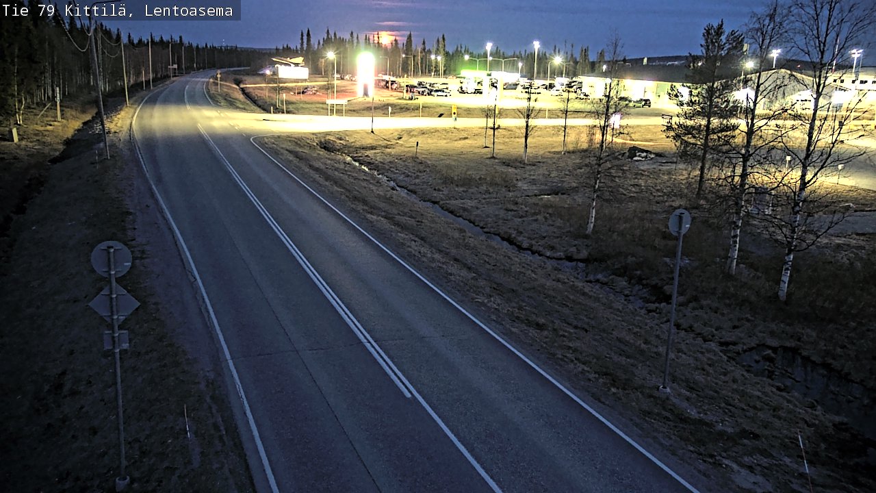 Kelikamerat Kuva Tie 79 Kittilä, Lentoasema, Kittilä, Lappi