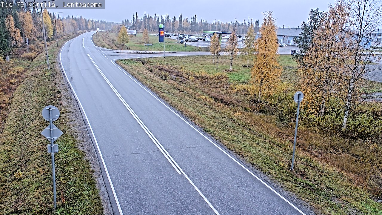 Kelikamerat Kuva Tie 79 Kittilä, Lentoasema, Kittilä, Lappi