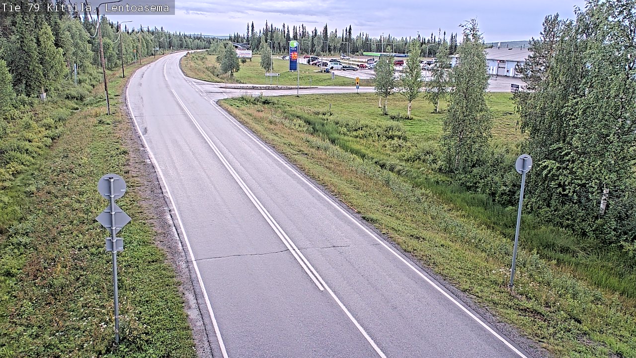 Kelikamerat Kuva Tie 79 Kittilä, Lentoasema, Kittilä, Lappi