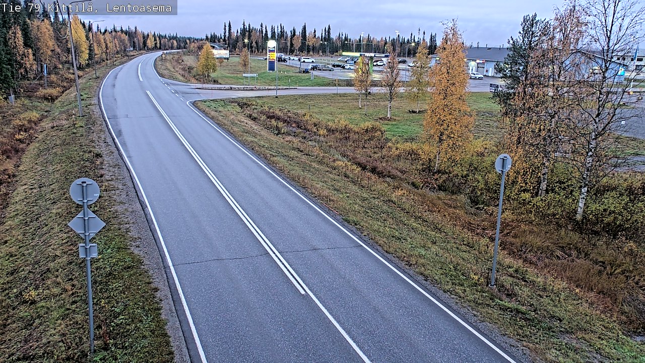Kelikamerat Kuva Tie 79 Kittilä, Lentoasema, Kittilä, Lappi