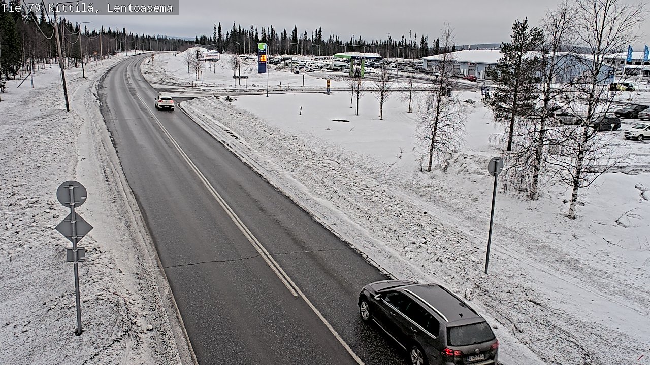 Kelikamerat Kuva Tie 79 Kittilä, Lentoasema, Kittilä, Lappi