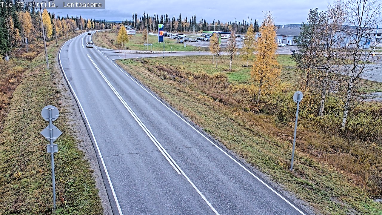 Weather Camera Image Road 79 Kittilä, Lentoasema, Kittilä, Lappi