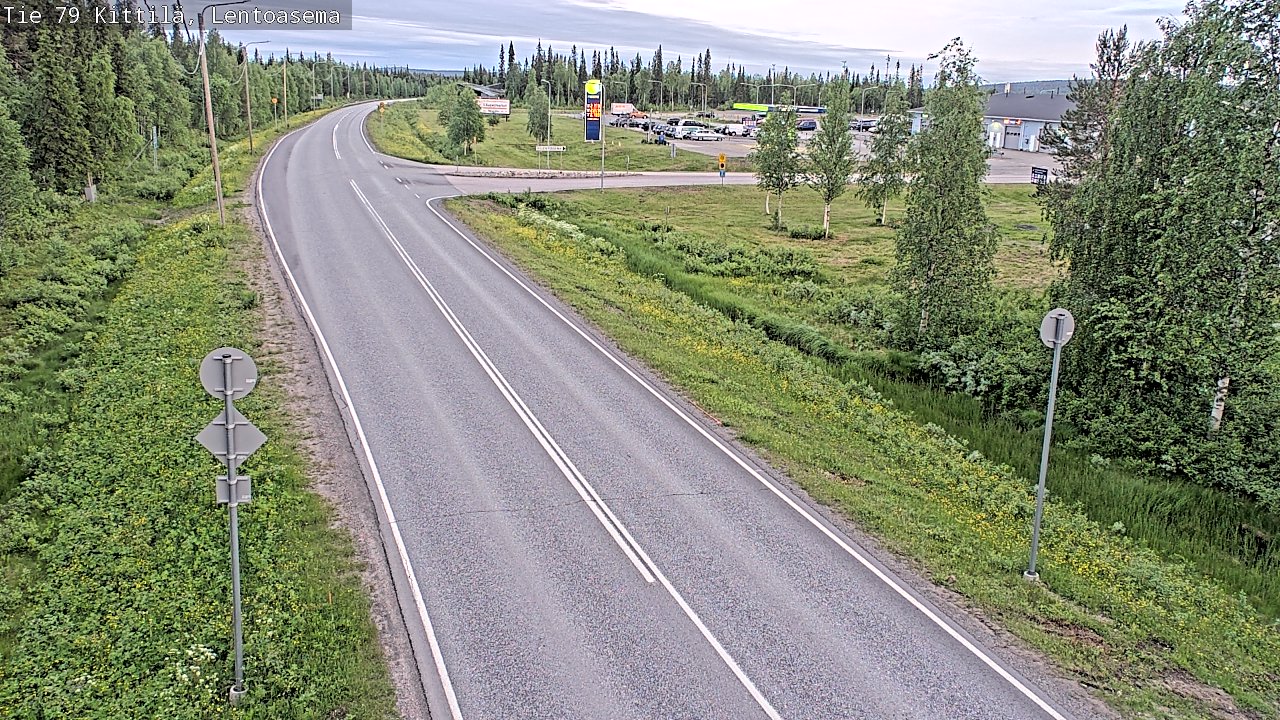 Kelikamerat Kuva Tie 79 Kittilä, Lentoasema, Kittilä, Lappi