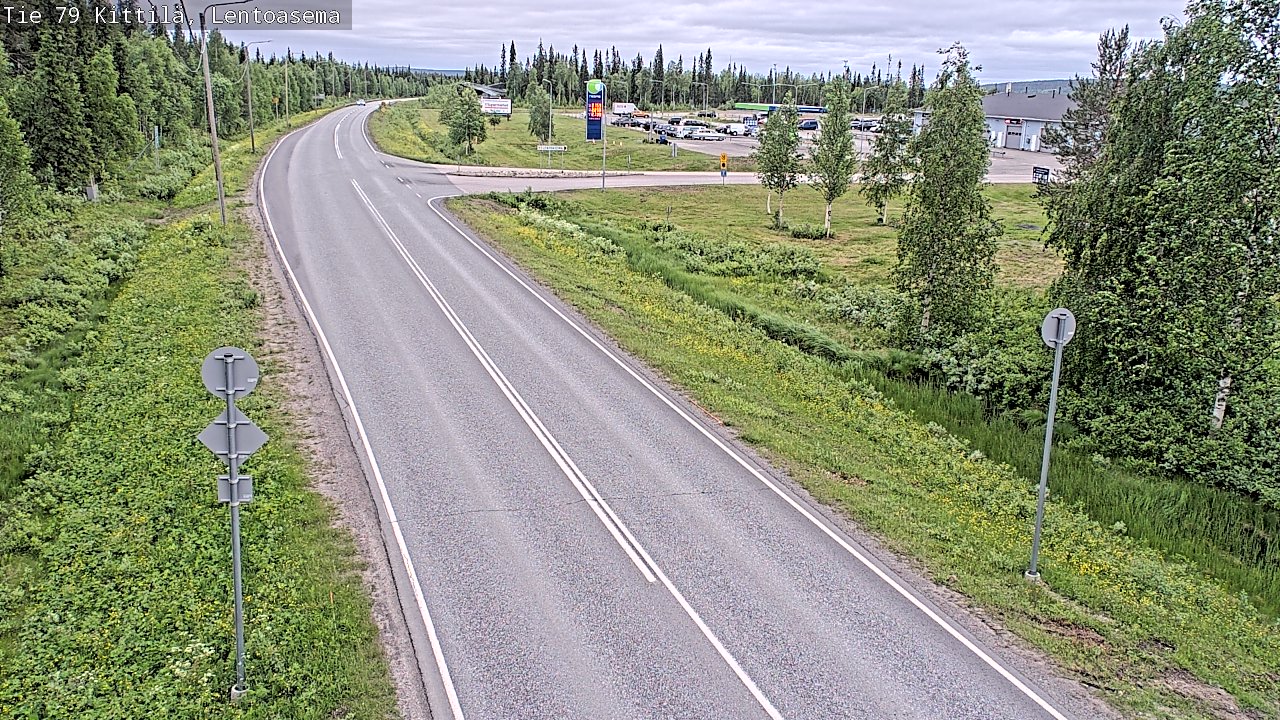 Kelikamerat Kuva Tie 79 Kittilä, Lentoasema, Kittilä, Lappi