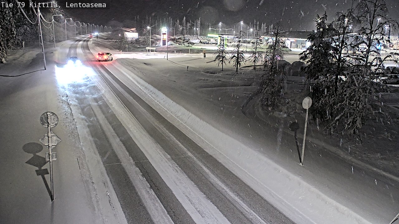 Weather Camera Image Road 79 Kittilä, Lentoasema, Kittilä, Lappi