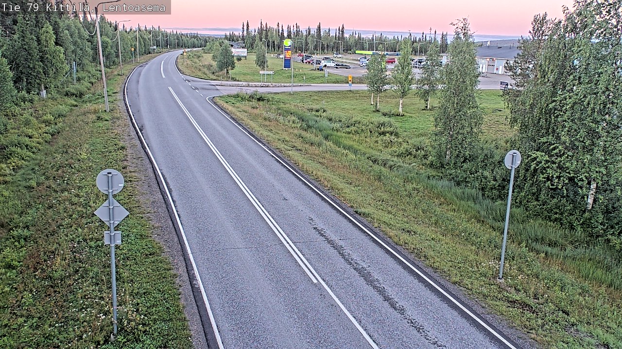 Kelikamerat Kuva Tie 79 Kittilä, Lentoasema, Kittilä, Lappi