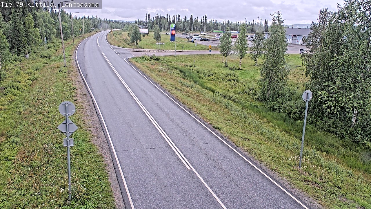 Kelikamerat Kuva Tie 79 Kittilä, Lentoasema, Kittilä, Lappi