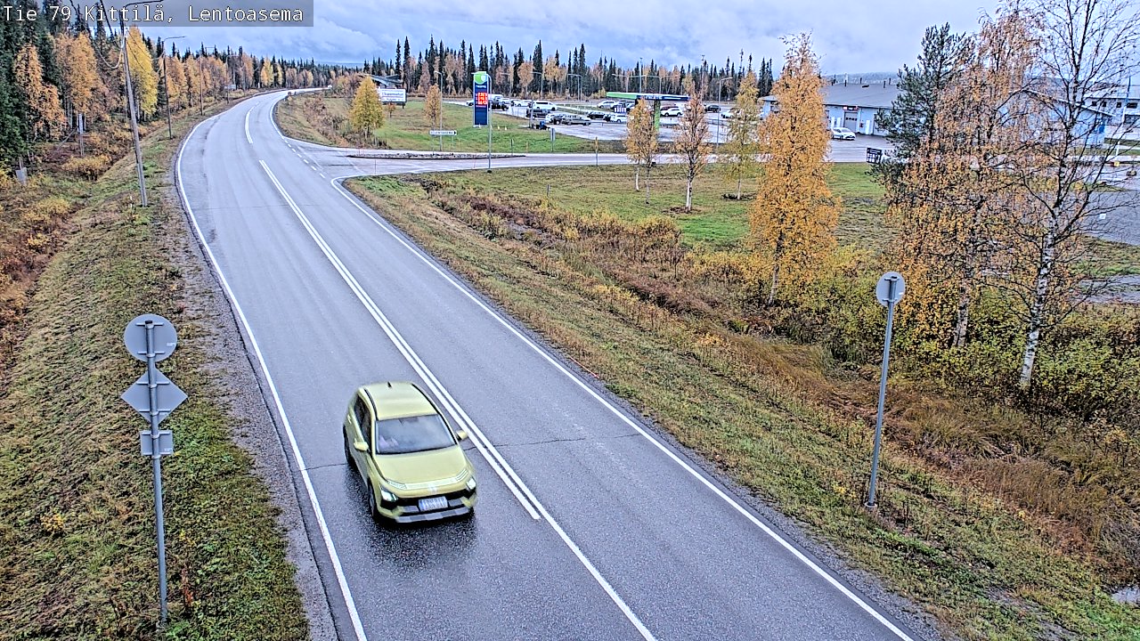 Kelikamerat Kuva Tie 79 Kittilä, Lentoasema, Kittilä, Lappi