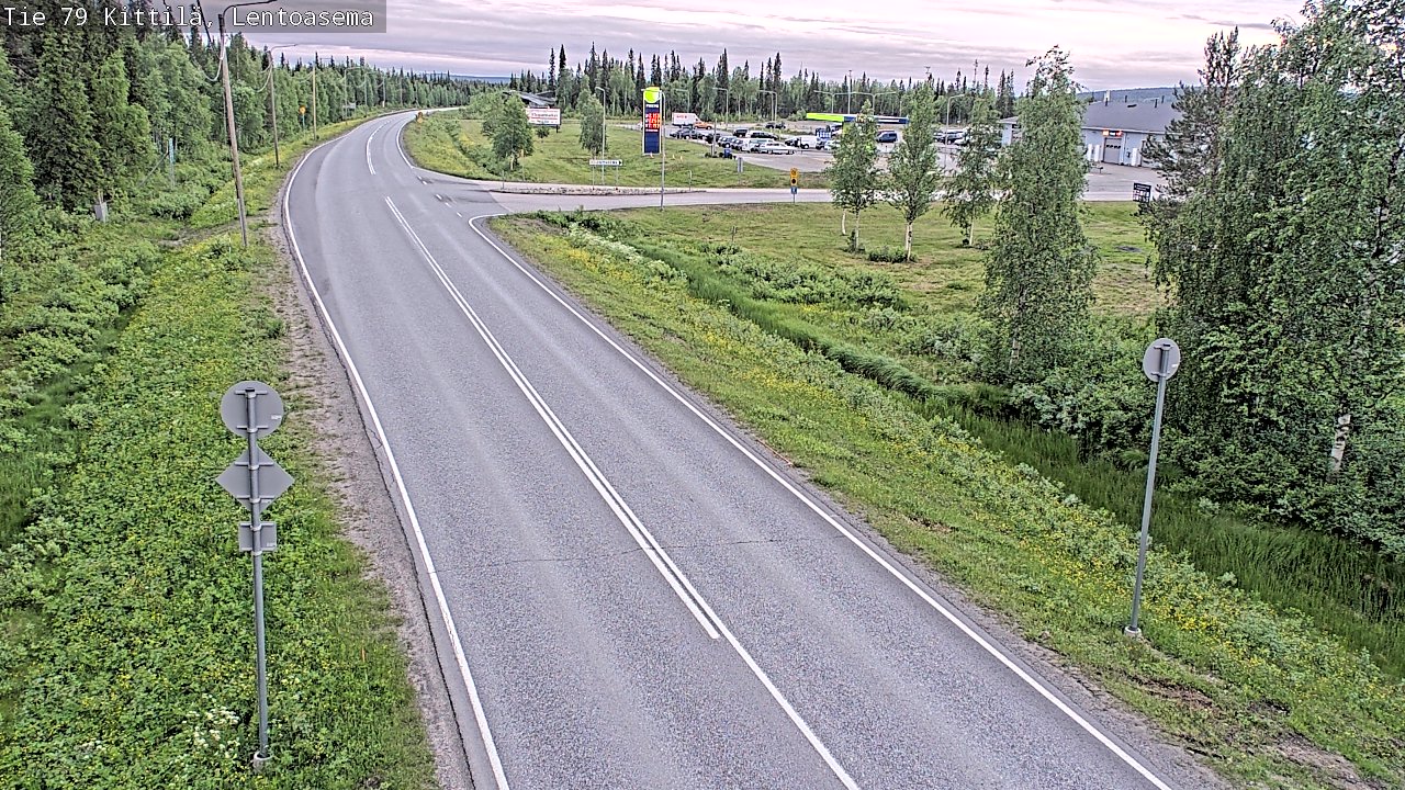 Kelikamerat Kuva Tie 79 Kittilä, Lentoasema, Kittilä, Lappi