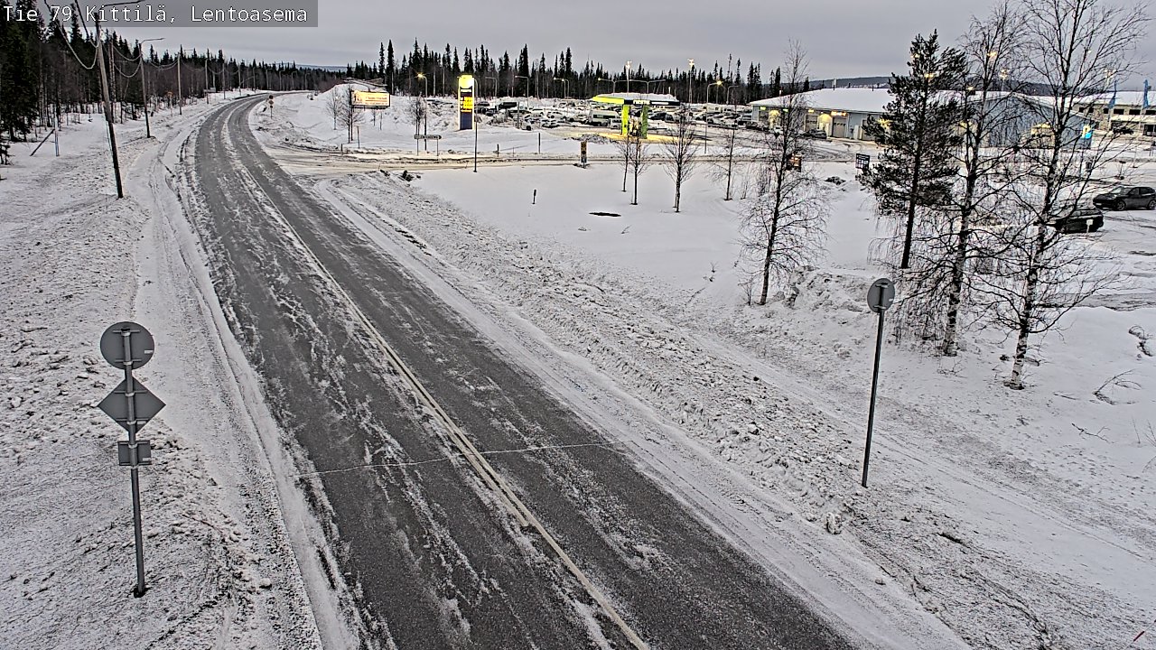 Kelikamerat Kuva Tie 79 Kittilä, Lentoasema, Kittilä, Lappi