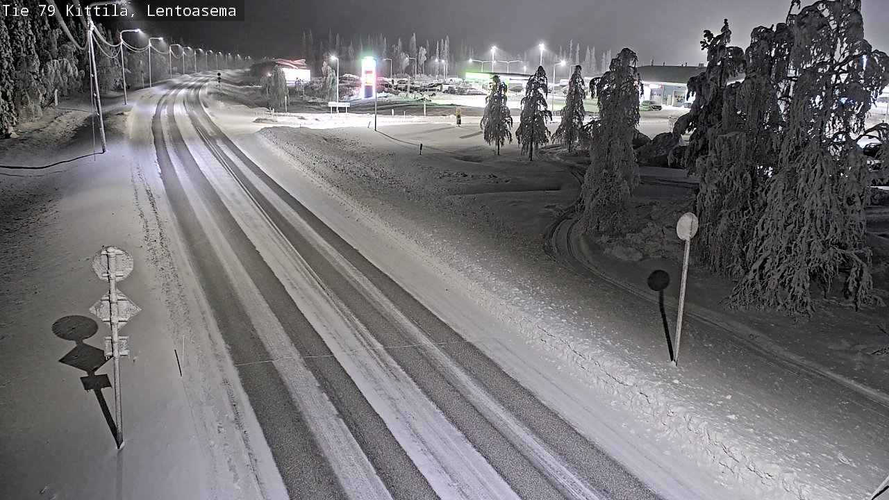 Kelikamerat Kuva Tie 79 Kittilä, Lentoasema, Kittilä, Lappi