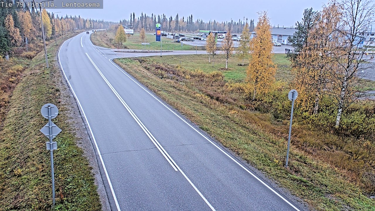 Kelikamerat Kuva Tie 79 Kittilä, Lentoasema, Kittilä, Lappi