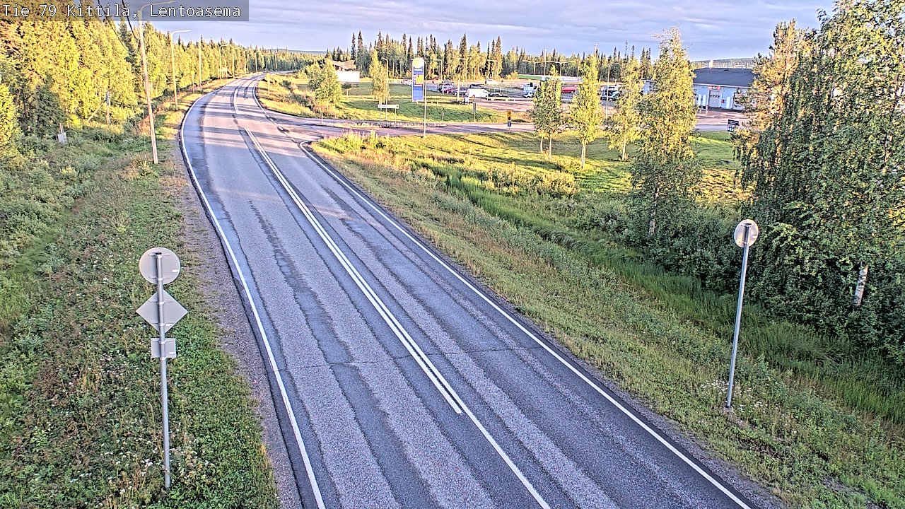Kelikamerat Kuva Tie 79 Kittilä, Lentoasema, Kittilä, Lappi