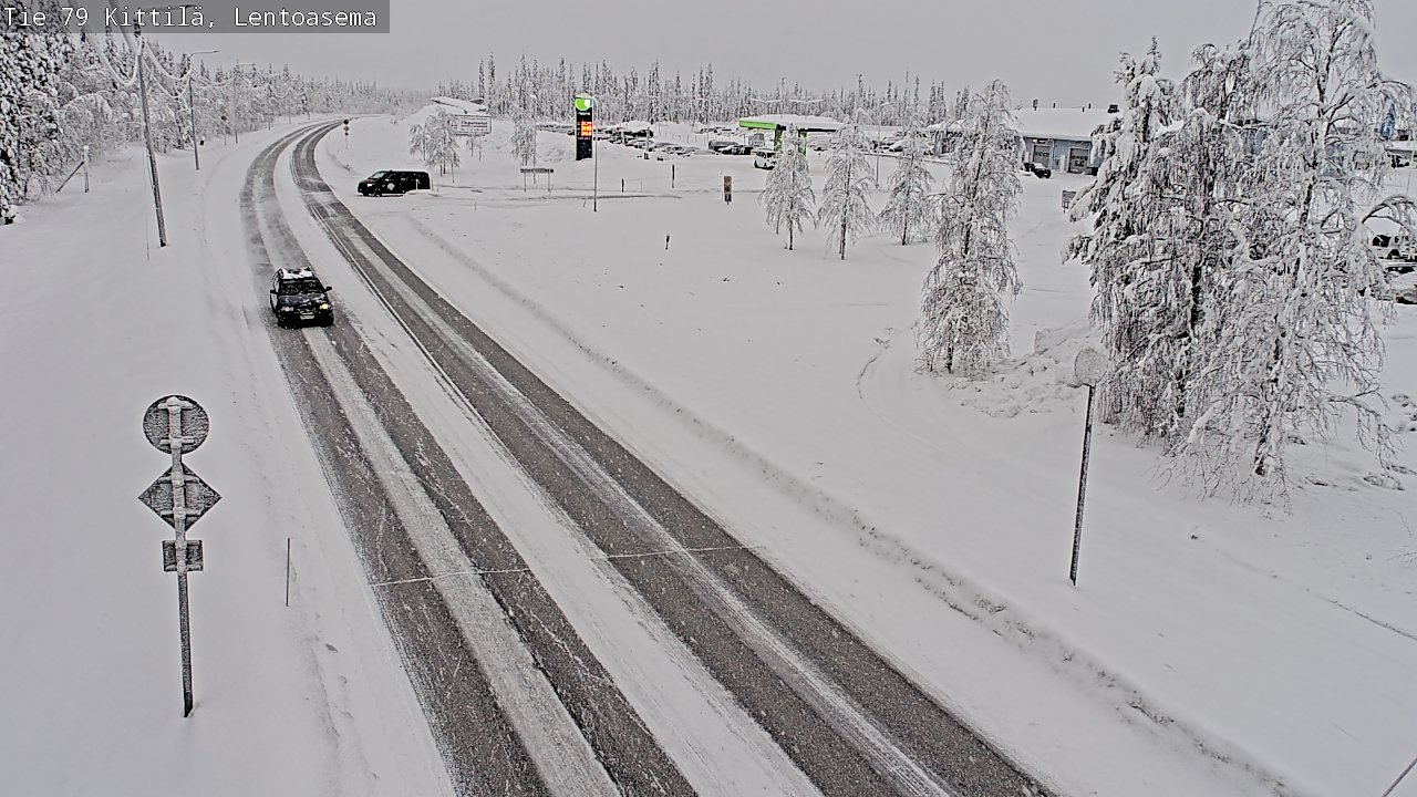 Weather Camera Image Road 79 Kittilä, Lentoasema, Kittilä, Lappi