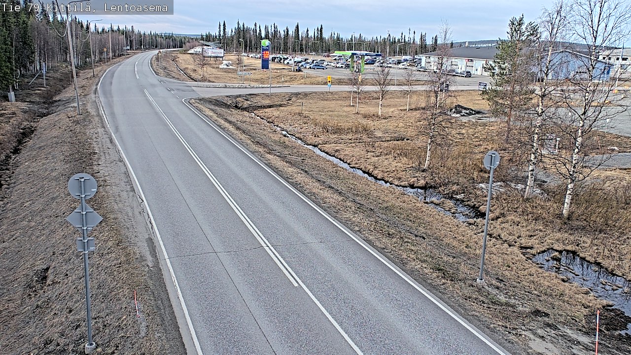 Kelikamerat Kuva Tie 79 Kittilä, Lentoasema, Kittilä, Lappi