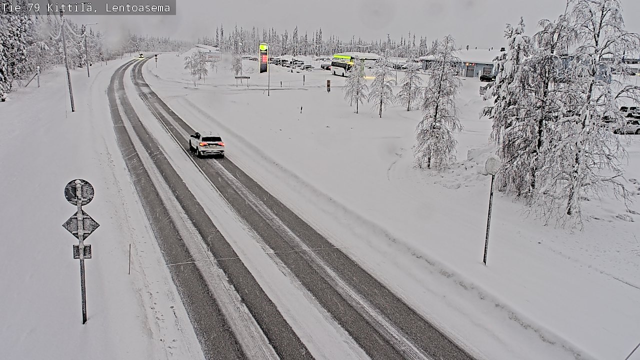 Weather Camera Image Road 79 Kittilä, Lentoasema, Kittilä, Lappi