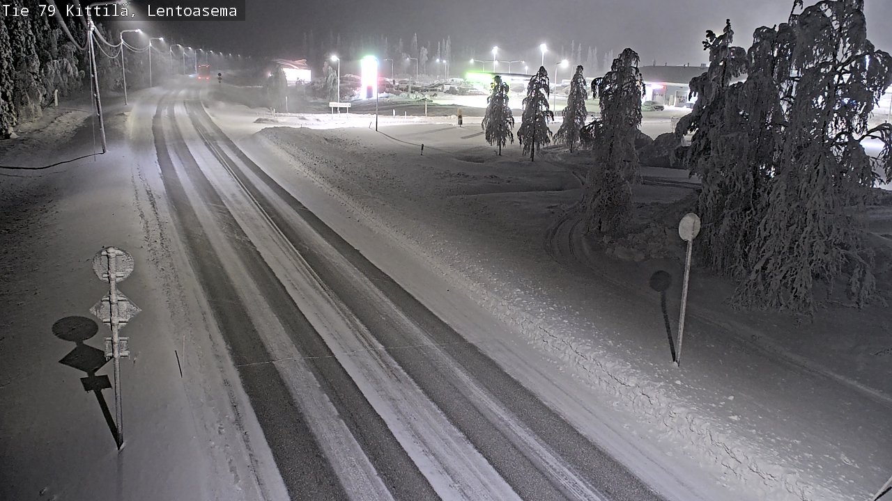 Kelikamerat Kuva Tie 79 Kittilä, Lentoasema, Kittilä, Lappi