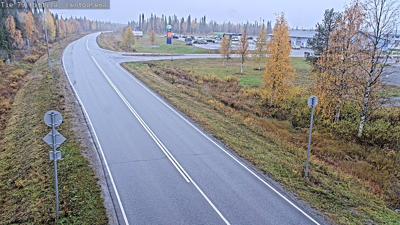 Kelikamerat Kuva Tie 79 Kittilä, Lentoasema, Kittilä, Lappi